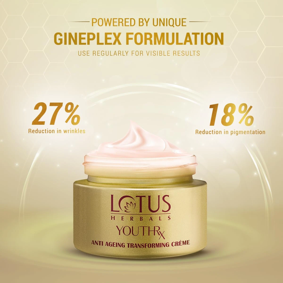 Lotus Herbals YouthRx Anti Ageing Transforming Face Cream SPF 25 and PA+++ | Reduce Dark Spots