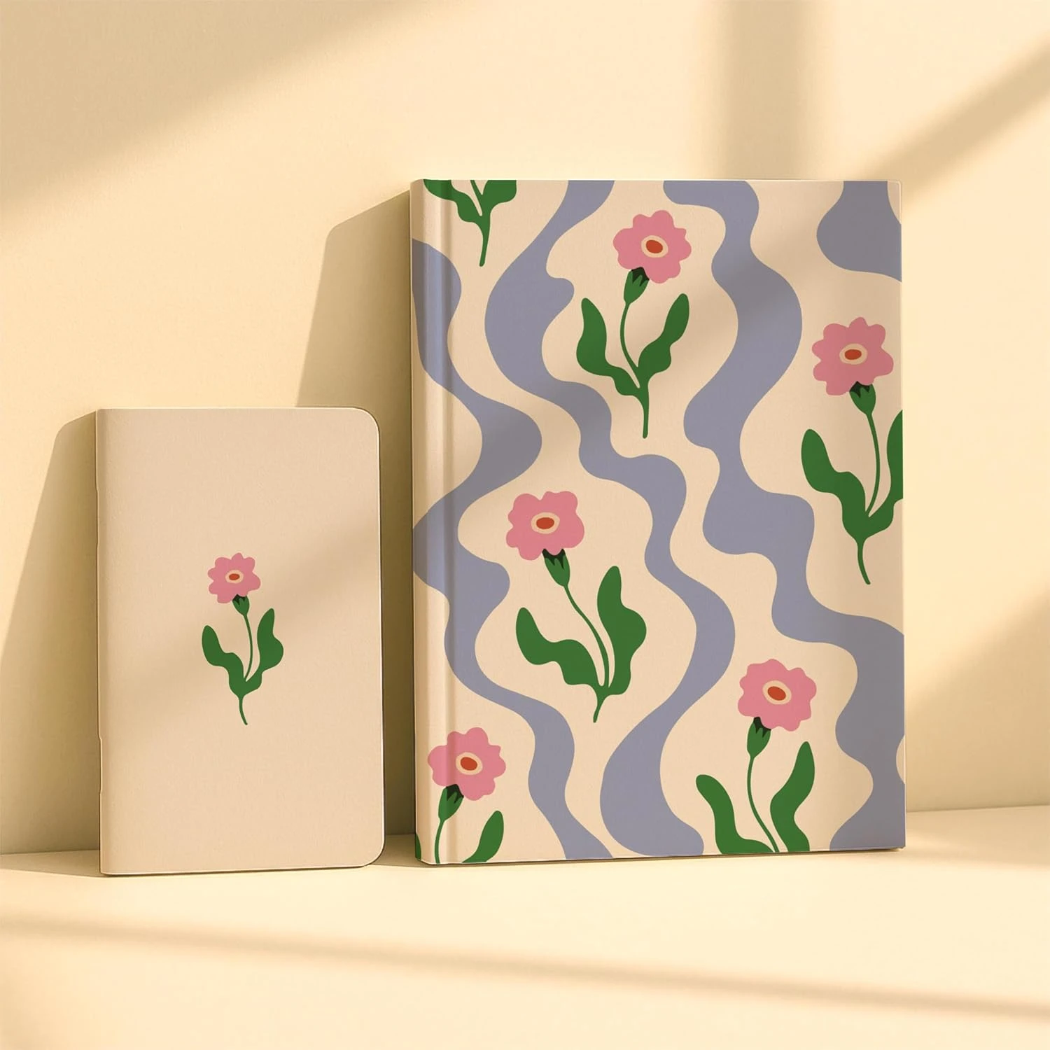 KALP A5 Notebook with Pocket Diary Set – 160 Pages, 80 GSM – Ruled, Soft Cover,