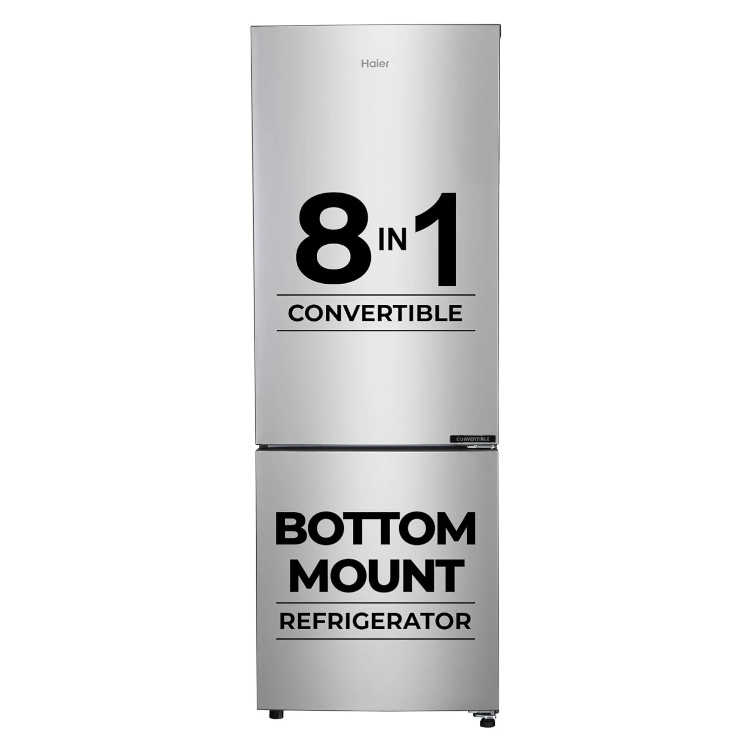 Haier sri 237 L, 3 Star, 8 In 1 Convertible, Twin Inverter Technology, Bottom Mounted Frost Free