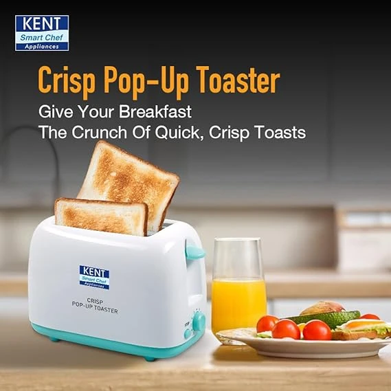 Toaster 750 Watts | 2 Slice Automatic Pop Up Electric Toaster