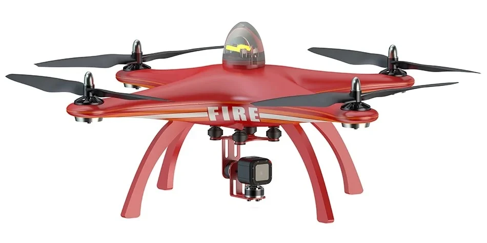 Fire Fighter Mini Drone LED