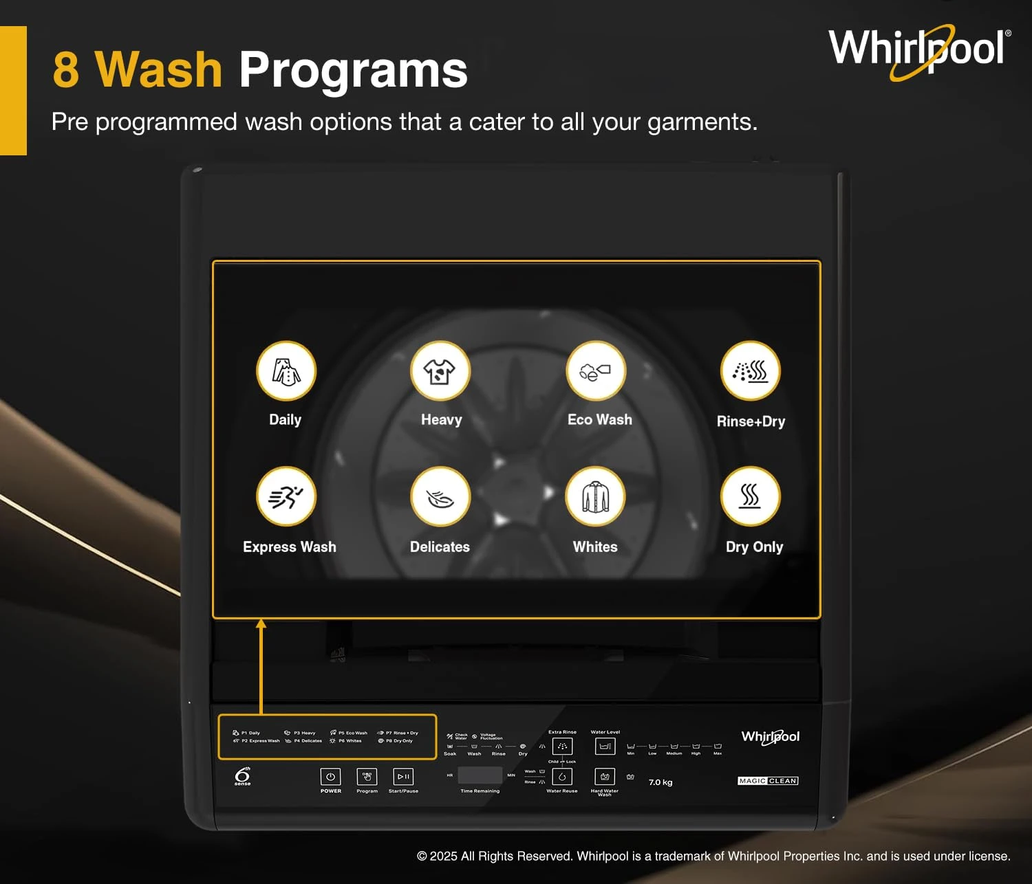 Magic Clean 5 Star Fully Automatic Top Load Washing Machine
