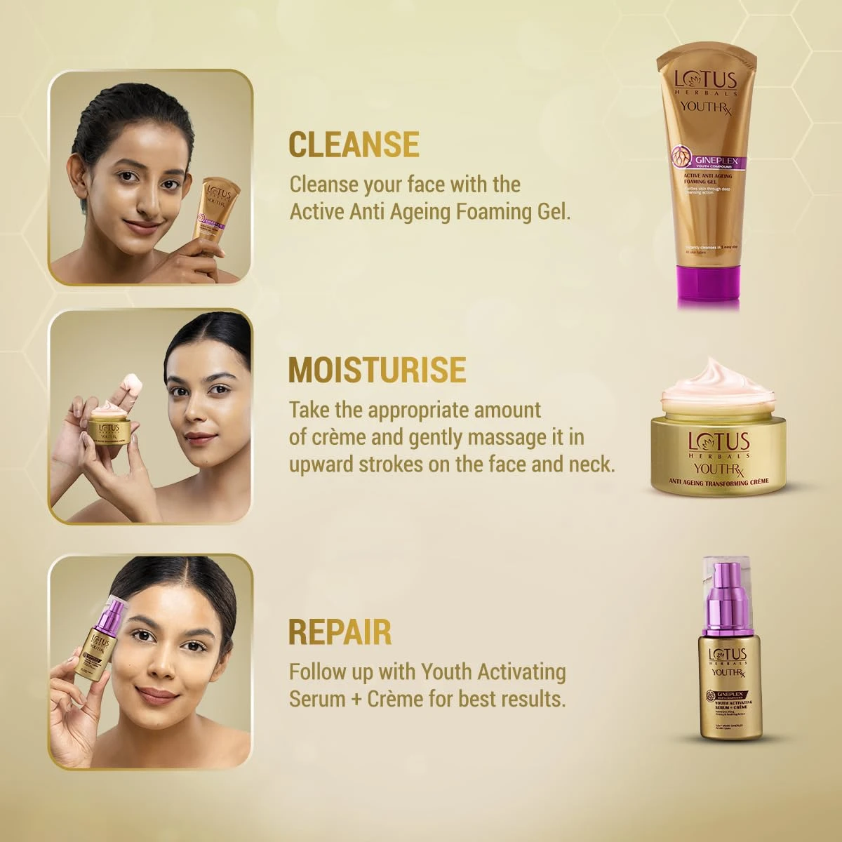 Lotus Herbals YouthRx Anti Ageing Transforming Face Cream SPF 25 and PA+++ | Reduce Dark Spots