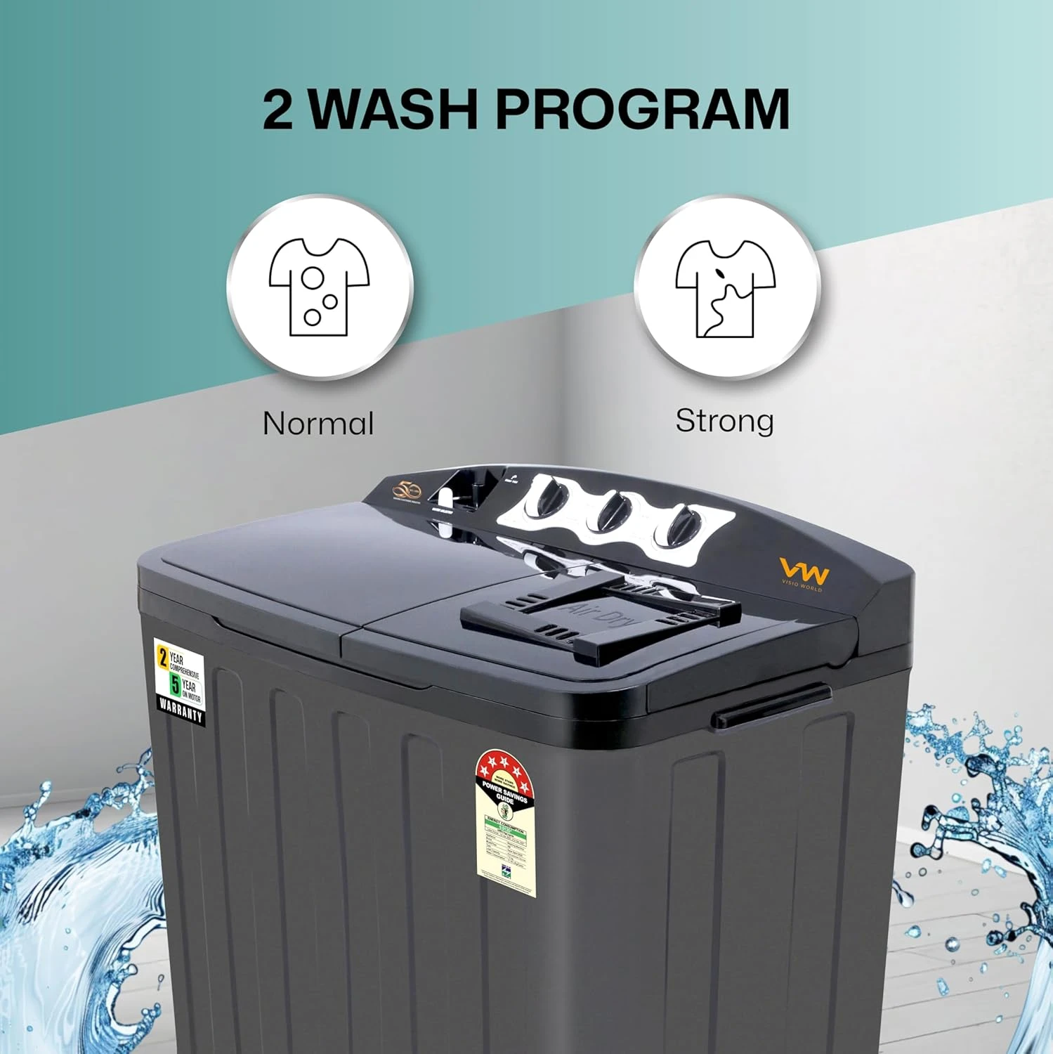 Whirlpool 7 kg Magic Clean 5 Star Fully Automatic Top Load Washing Machine Grey (MAGIC CLEAN 7.0 GENX GREY 5YMW)