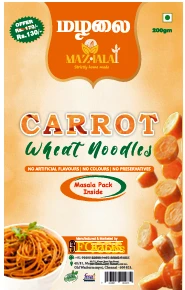 Carrot Wheat Noodles