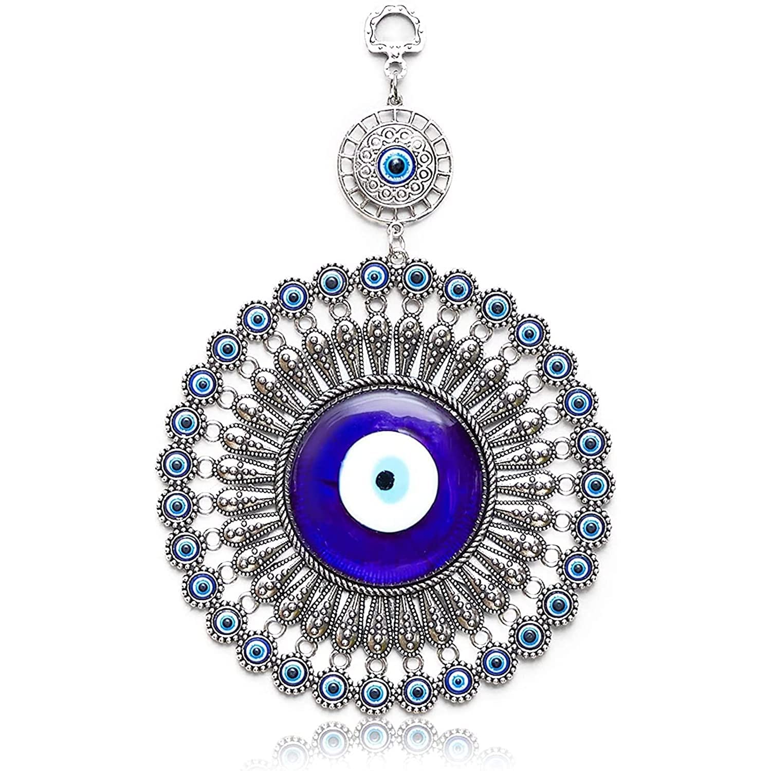 BLUE BEADS Metal Evil Eye Hanging/Door Hanging Prevent Bad Energy Bring