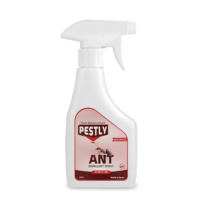 Herbal Ant Repellent Spray for Home & Kitchen | Permanent Solution to Keep Ants Away | Chemical Free | Ant Repellent Spray for Car | For Red & Black Ant | Easy Use | Family & Pet Safe (250 ml)